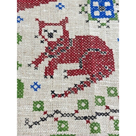 Vintage Kay Dee 100% Pure Linen Tea Towel MCM Design by Lois Long 17 x30 NEW - Picture 4 of 14